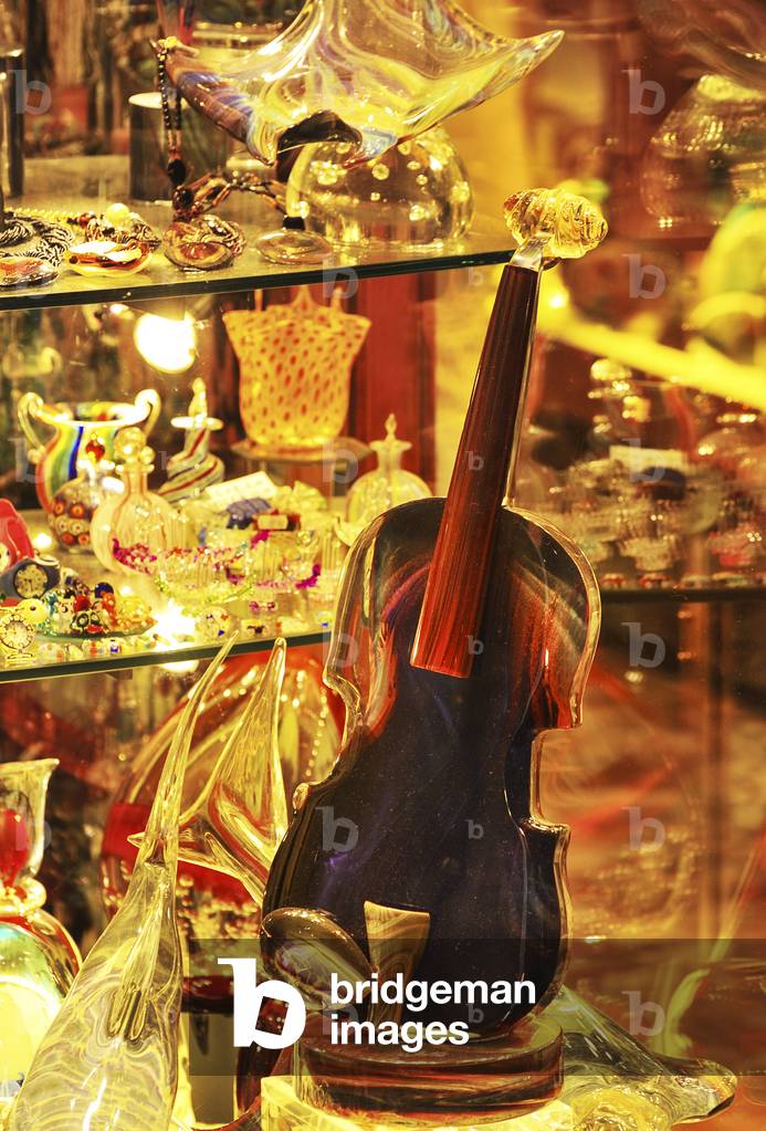 Murano glass violin