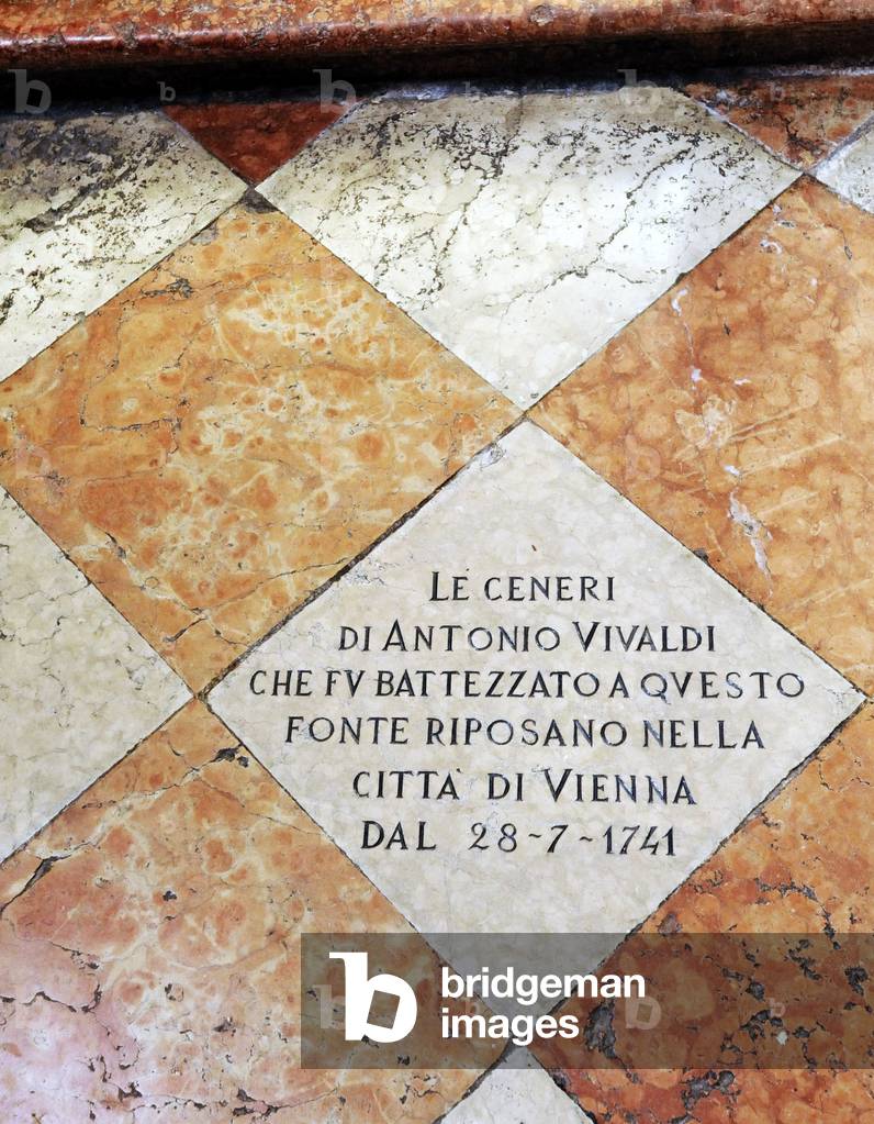 Vivaldi death plaque