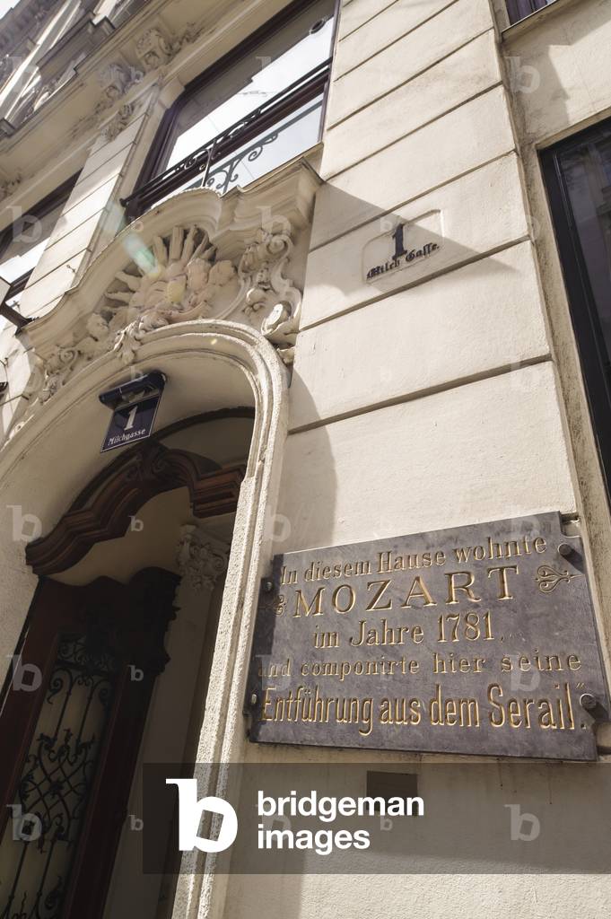 Mozart plaque, Milchstrasse