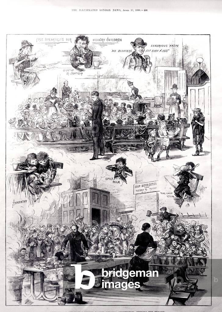 Ragged Schools - The London Illustrated News, 1886