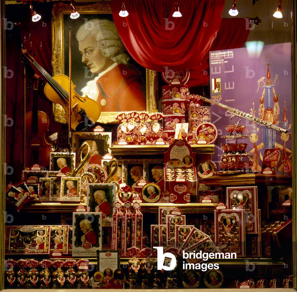 Mozart 's portrait on