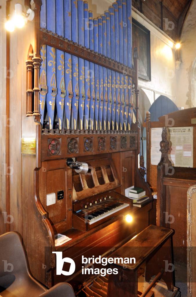 St Mary's organ, Blundeston - Dickens connection
