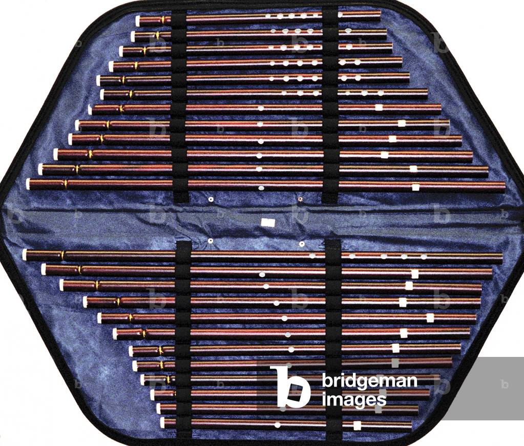 Natural wooden flutes -