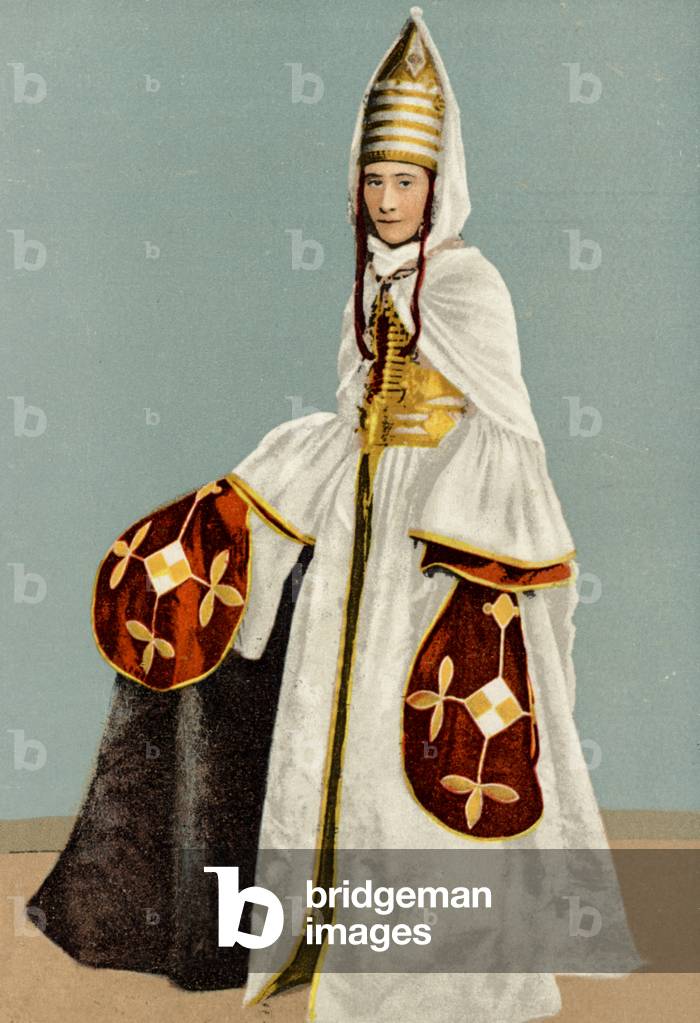 Woman from the Caucasus '  in traditional costume