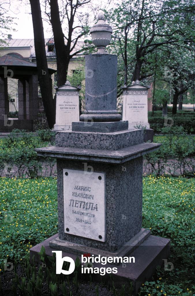 Marius Petipa tomb, Alexander Nevsky Cemetery, Lavra, St Petersburg