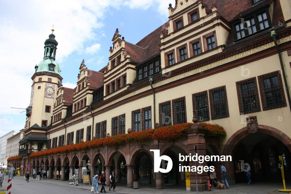 Leipzig - Altes Rathaus - Old Townhall, where Johann Sebastian Bach worked as an organist