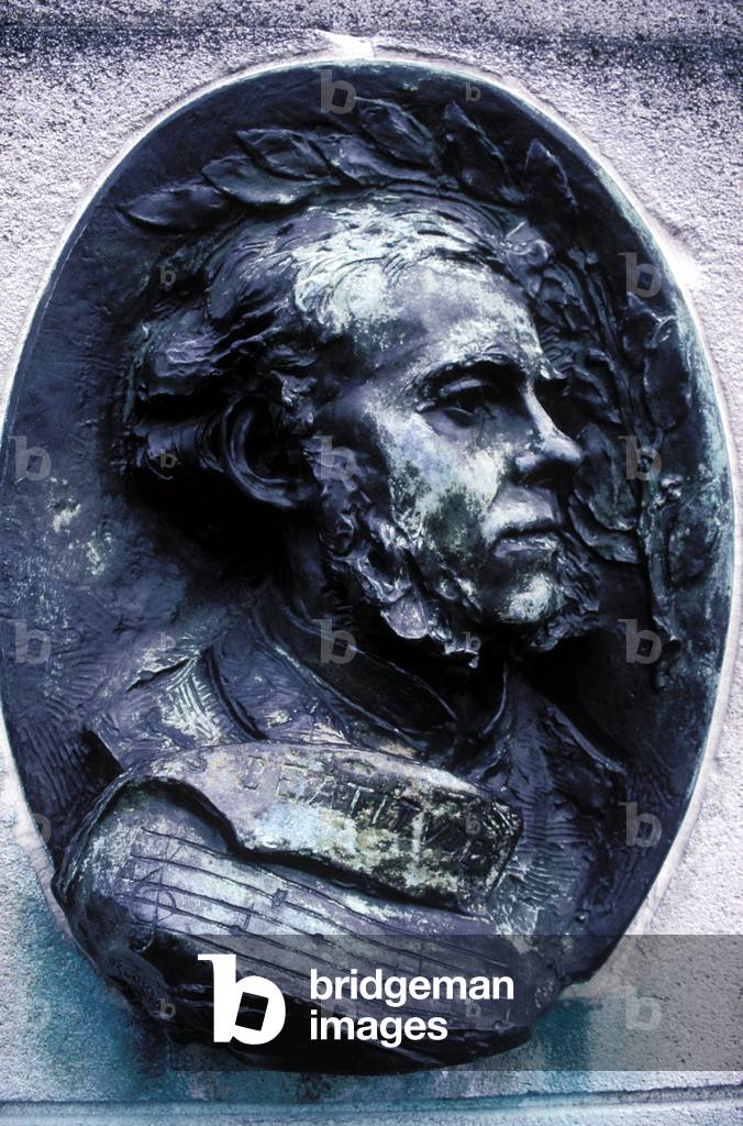 César Franck tomb,  Belgian composer, 10th December 1822 - 8th November 1890 Montparnasse Cemetery, Paris