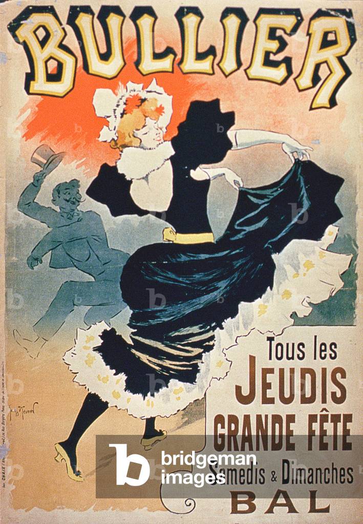 'Bullier' Thursday Ball and Festival (colour litho)