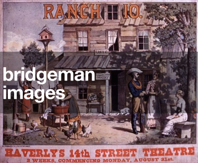 Advertisement for 'Ranch 10', at Haverly's 14th Street Theatre (colour litho)