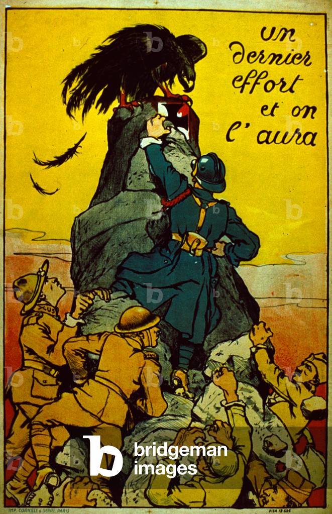 Un dernier effort et on l'aura (colour litho)