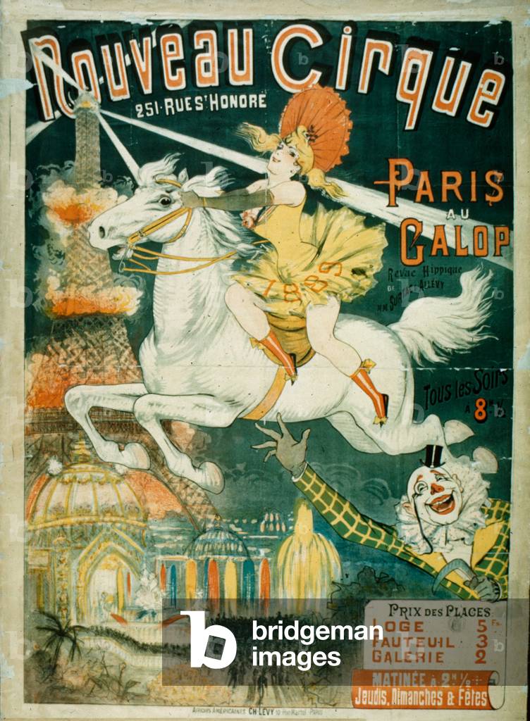 Nouveau Cirque, 1889 (lithograph)