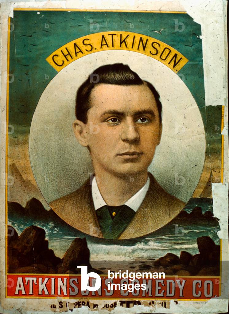 Chas Atkinson of Atkinson's Comedy Co. (lithograph)