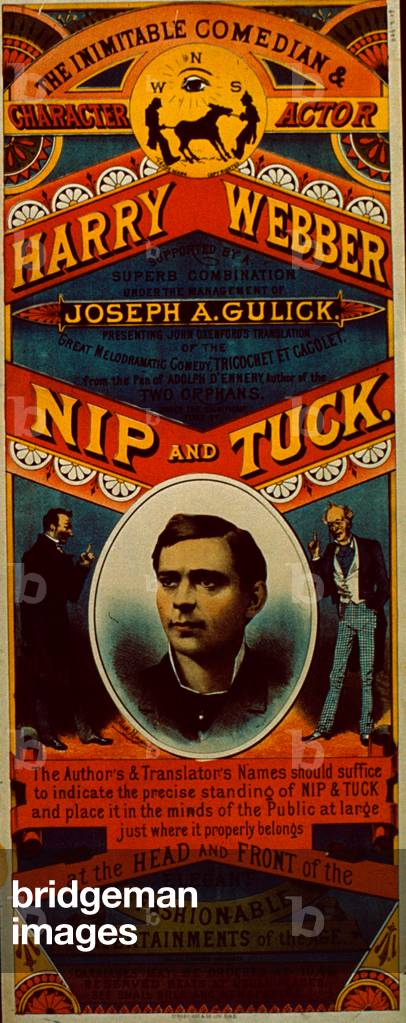 Harry Webber Poster Advertisment, c.1890-99 (colour litho)