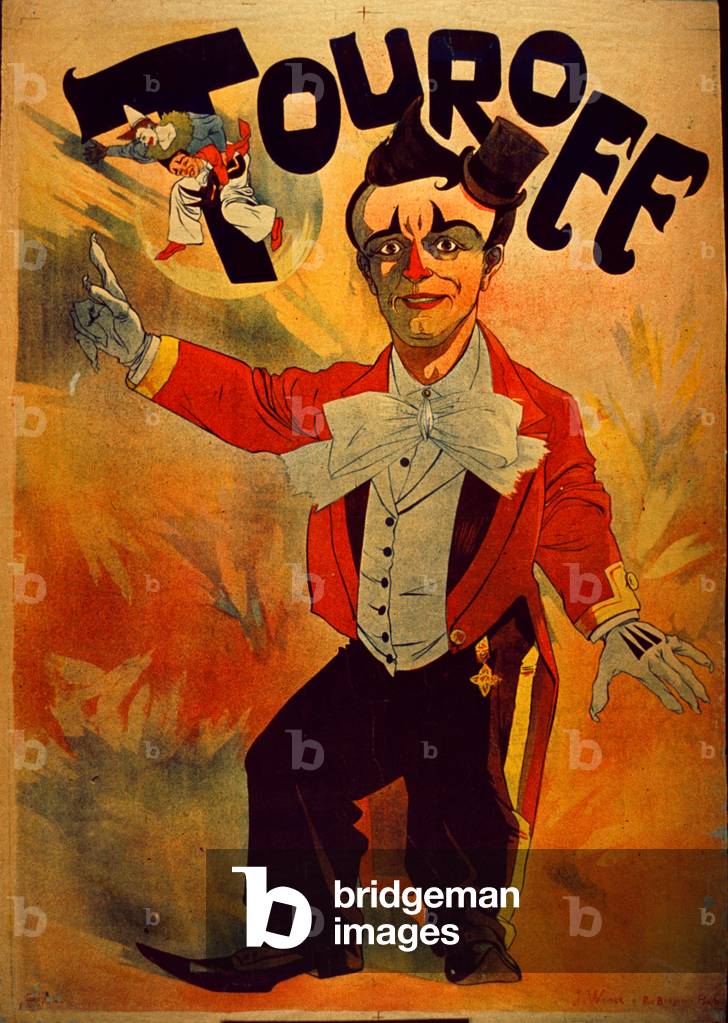 Touroff - French circus poster, 1890 (lithograph)