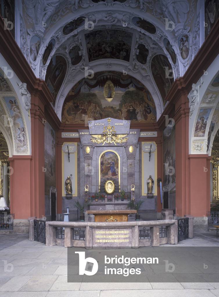 Chapel of the Visitation, also called the Coronation Chapel, at Svatá Hora, Příbram, Czech Republic (photo)