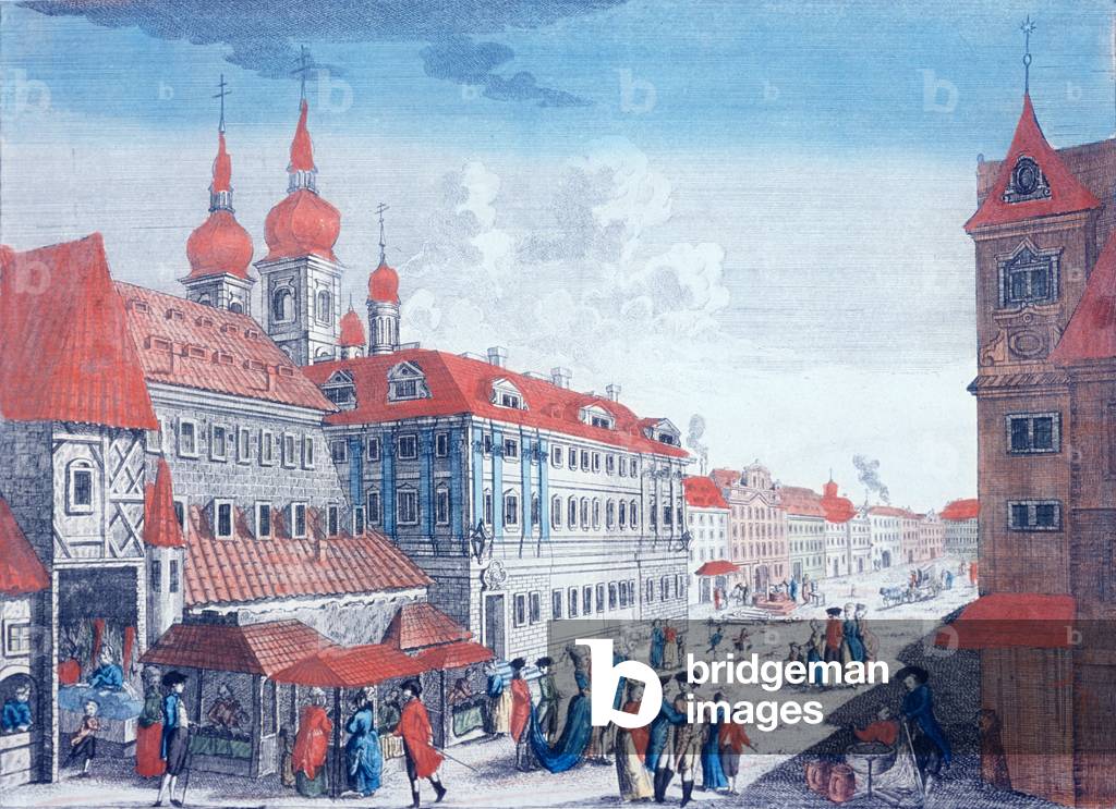 Theatres in Kotce Street, c.1800 (coloured engraving)