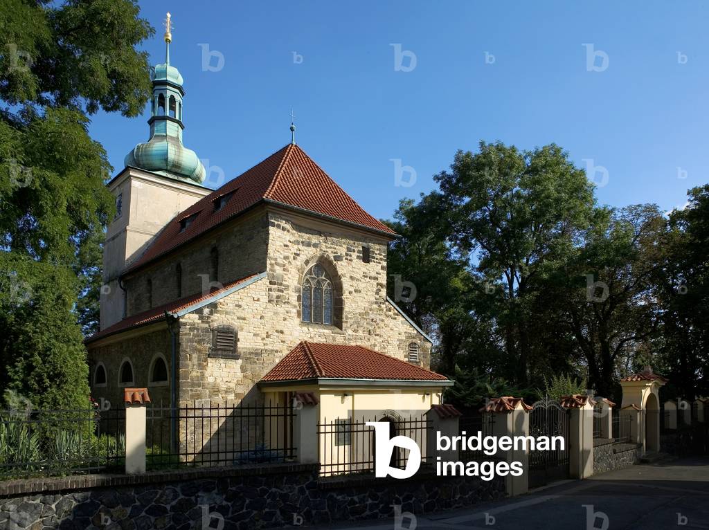 Romanesque Basilica of St. Wenceslas at Prosek, Prague, Czech Republic (photo)