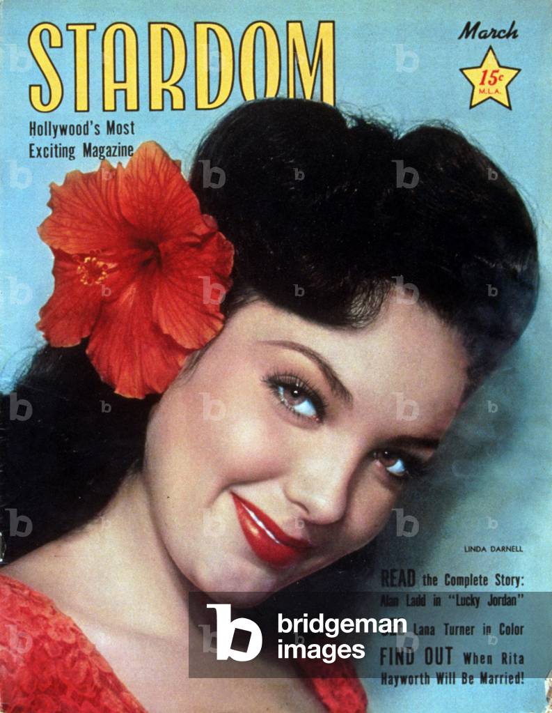 Linda Darnell on the cover of Stardom