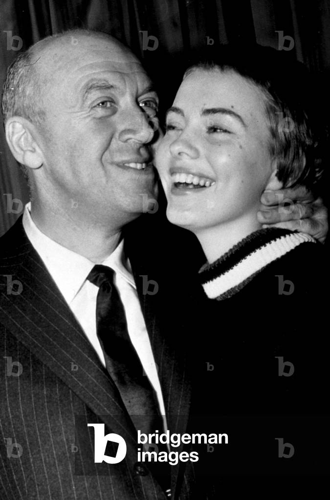 Jean Seberg and Otto Preminger
