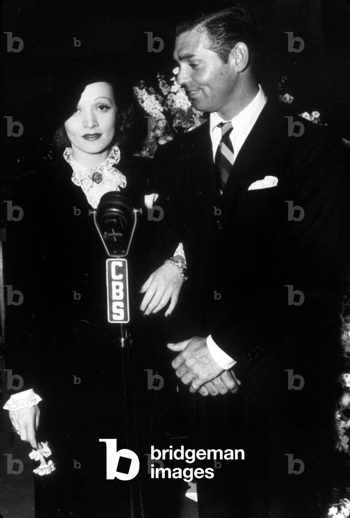 Marlene Dietrich et Clark Gable