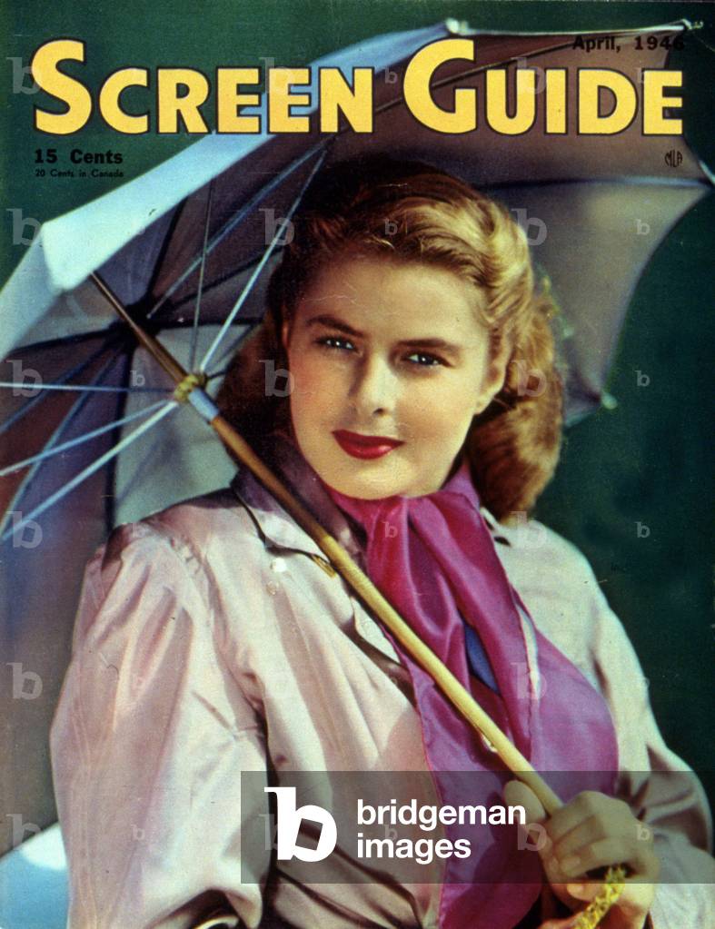 Ingrid Bergman on the cover of Screen Guide