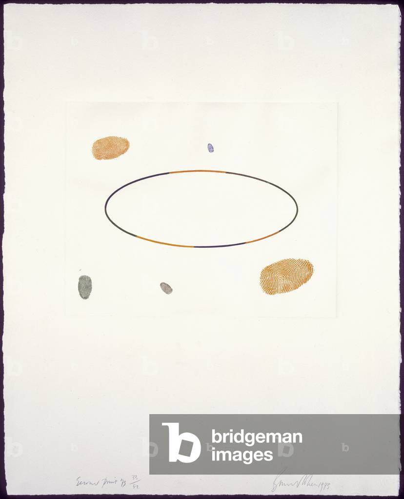 Second Print, 1973 (colour etching)