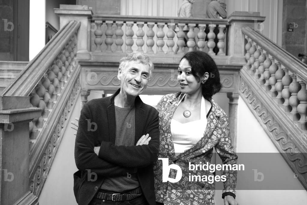 Portrait of Larry Tremblay and Leila Bahsain