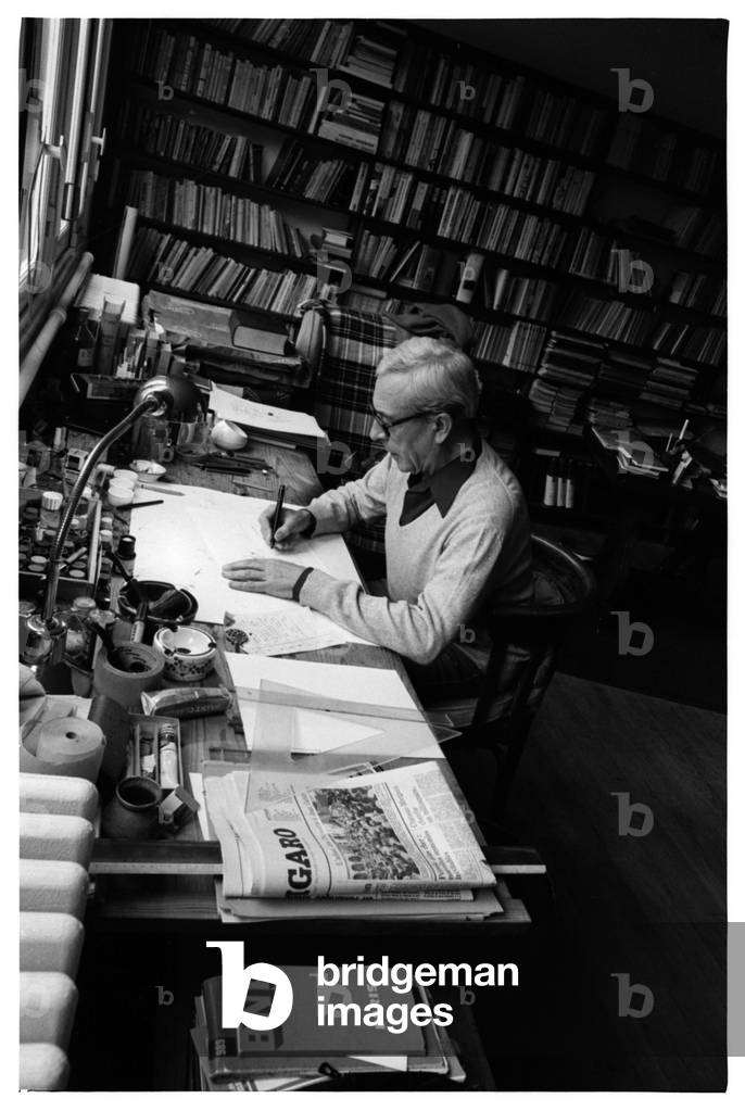 Portrait of Jacques Faizant, November 18, 1976