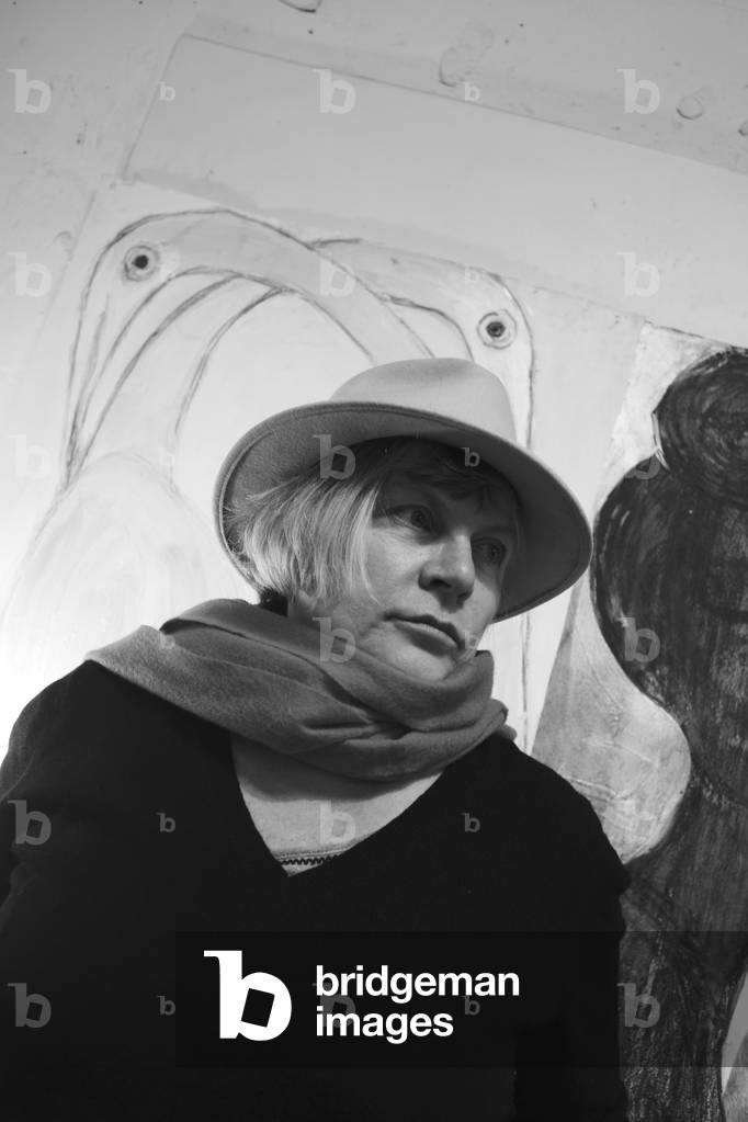 Portrait of Sophie Sainrapt (b/w photo, February 12, 2020)