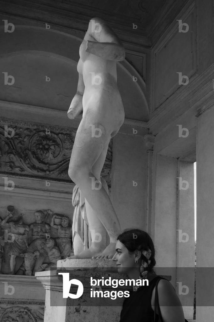 Portrait of Jeanne Vicerial (b/w photo, August 14, 2020)