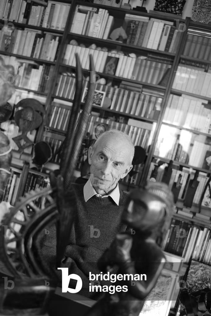 Portrait of Pierre Bergougnioux (b/w photo, March 24, 2021)