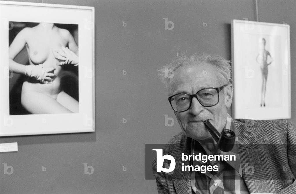 Portrait of Leo Malet at Reims, October 26, 1985