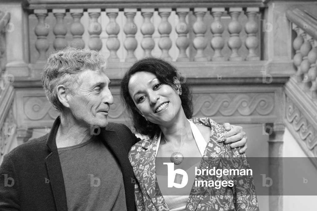 Portrait of Larry Tremblay and Leila Bahsain