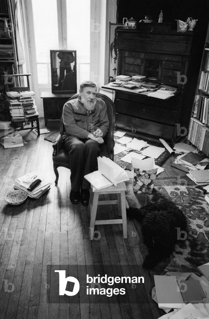 Porträt von Andrei Siniavski am 1. Dezember 1988