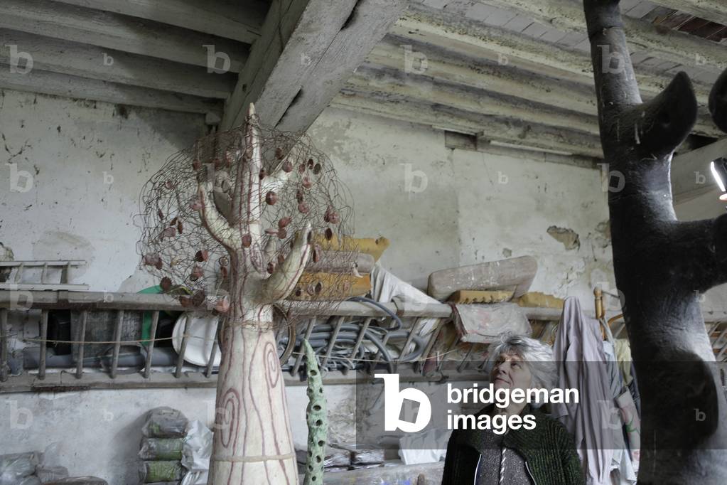 Portrait of Agnes Debizet in his workshop - 05/02/2016