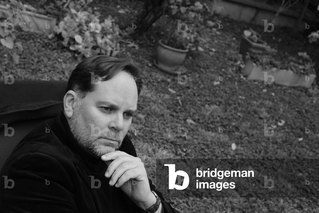 Portrait of Stephane Heaume (b/w photo,  2020)