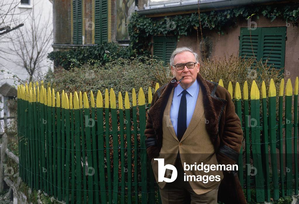 Portrait of Robert Sabatier, January 22, 1986, Paris