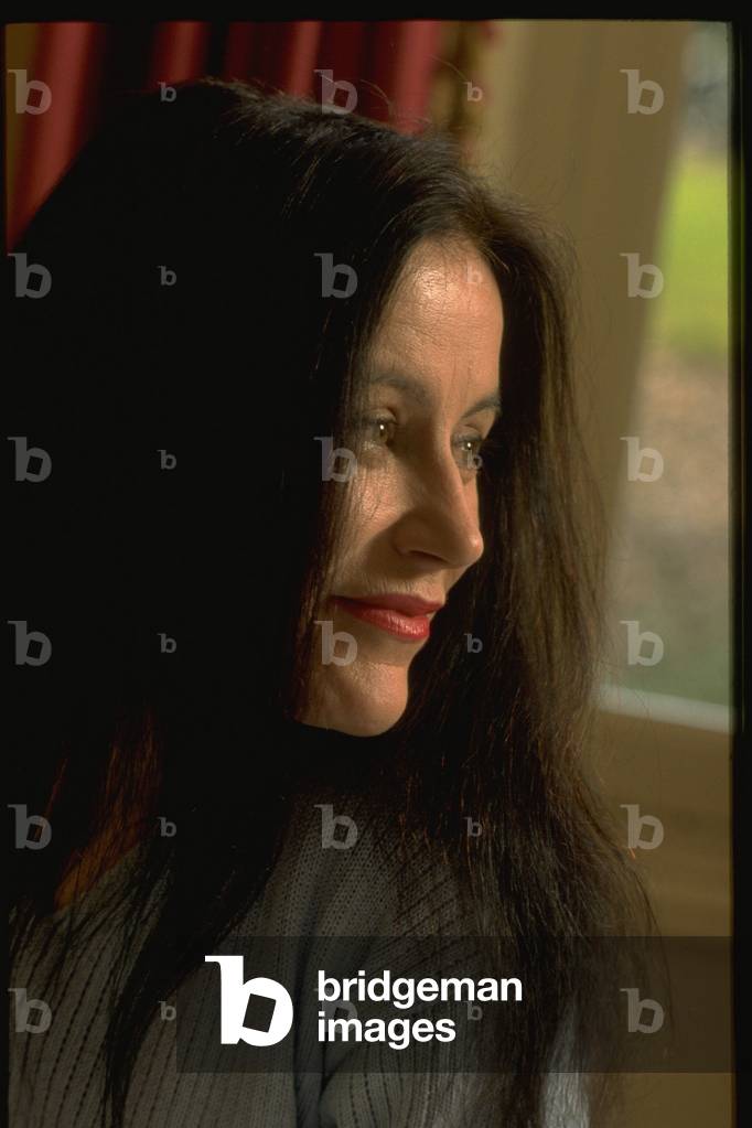 Portrait of Irene Frain at Villiers Sur Loir, Centre Val De Loire, February 8, 1998