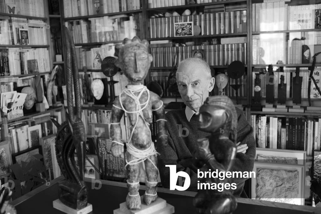 Portrait of Pierre Bergougnioux (b/w photo, March 24, 2021)