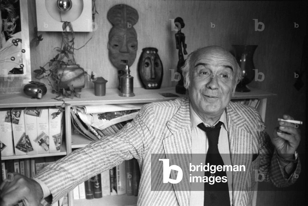 Portrait of Yvan Audouard on September 5 by Sophie Bassouls, b/w