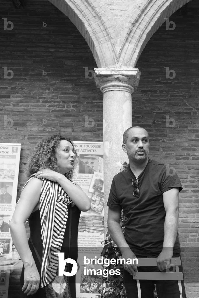 Portrait of Dalia Hassan and Serge Roue