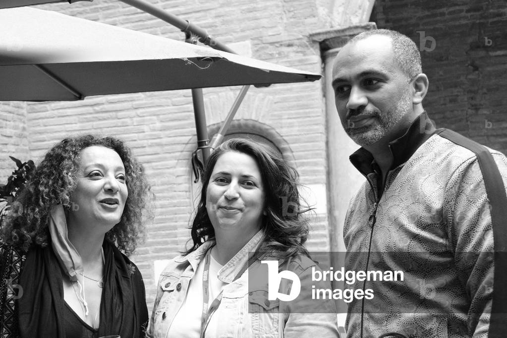 Portrait of Dalia Hassan and Serge Roue