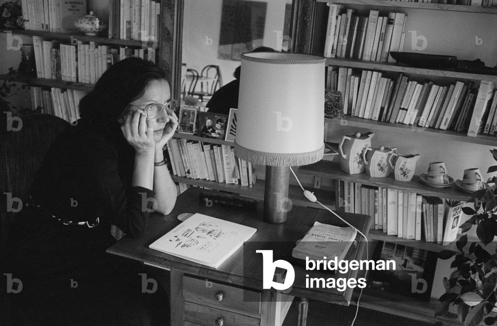 Portrait of Daniele Sallenave at Paris, September 10, 1986