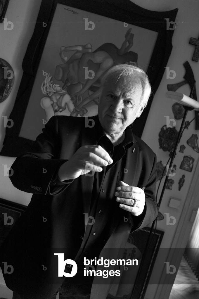 Ritratto di Jean-Noel Schifano, le 07/03/18 (foto b/n)
