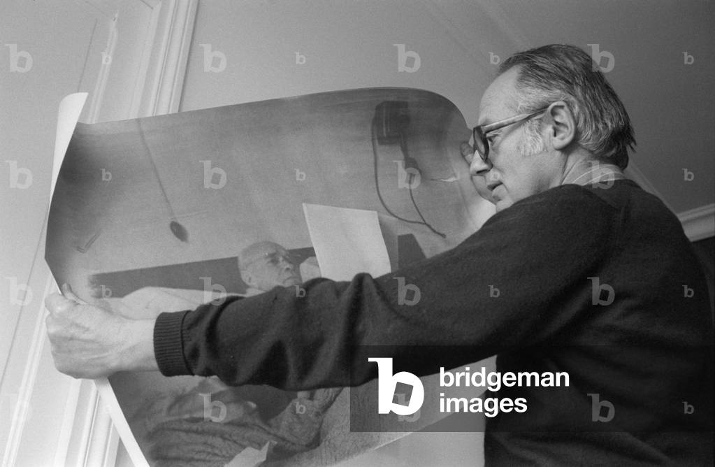 Portrait of Pierre Bourgeade, October 21, 1987