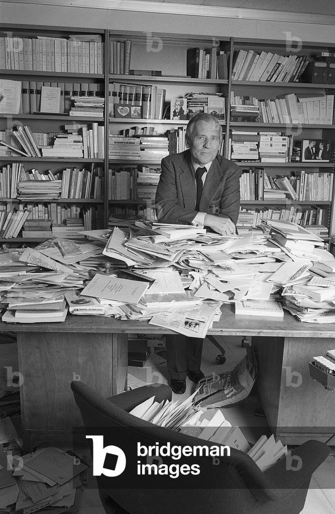 Portrait of Jean D'Ormesson, January 14, 1991