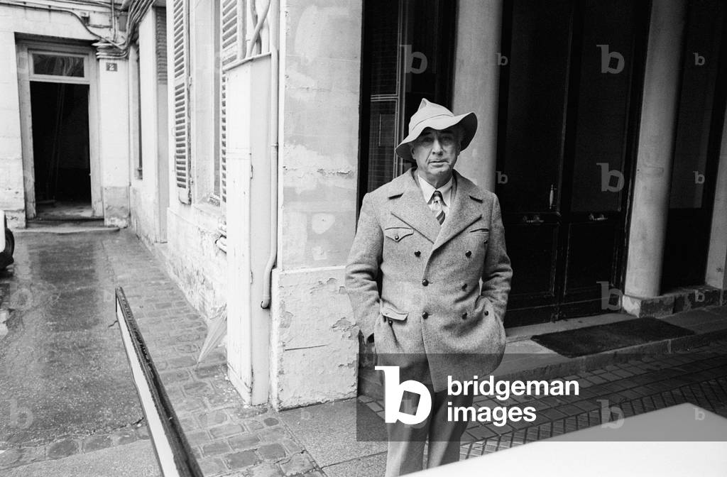 Portrait of Romain Gary (1914-1980) - original surname Kacew, also written as Emile Ajar, January 12, 1978