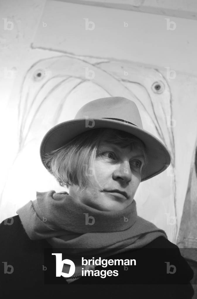 Portrait of Sophie Sainrapt (b/w photo, February 12, 2020)