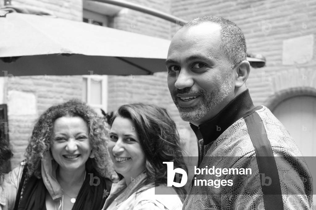 Portrait of Serge Roue and Dalia Hassan