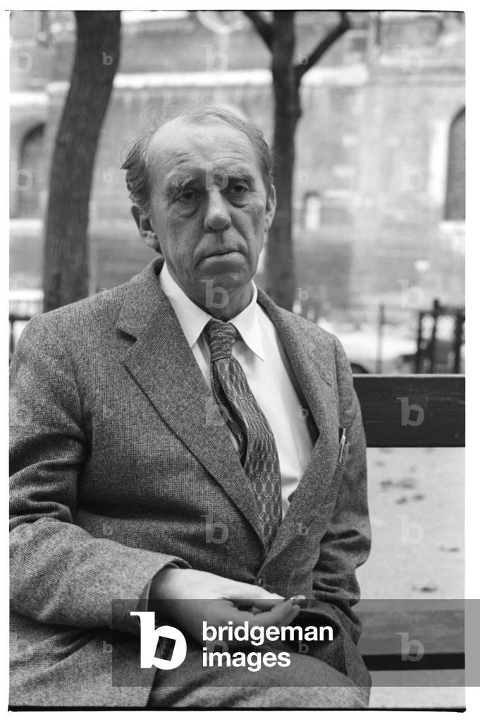 1975 or 1976, Cologne, Germany - Writer Heinrich Boll